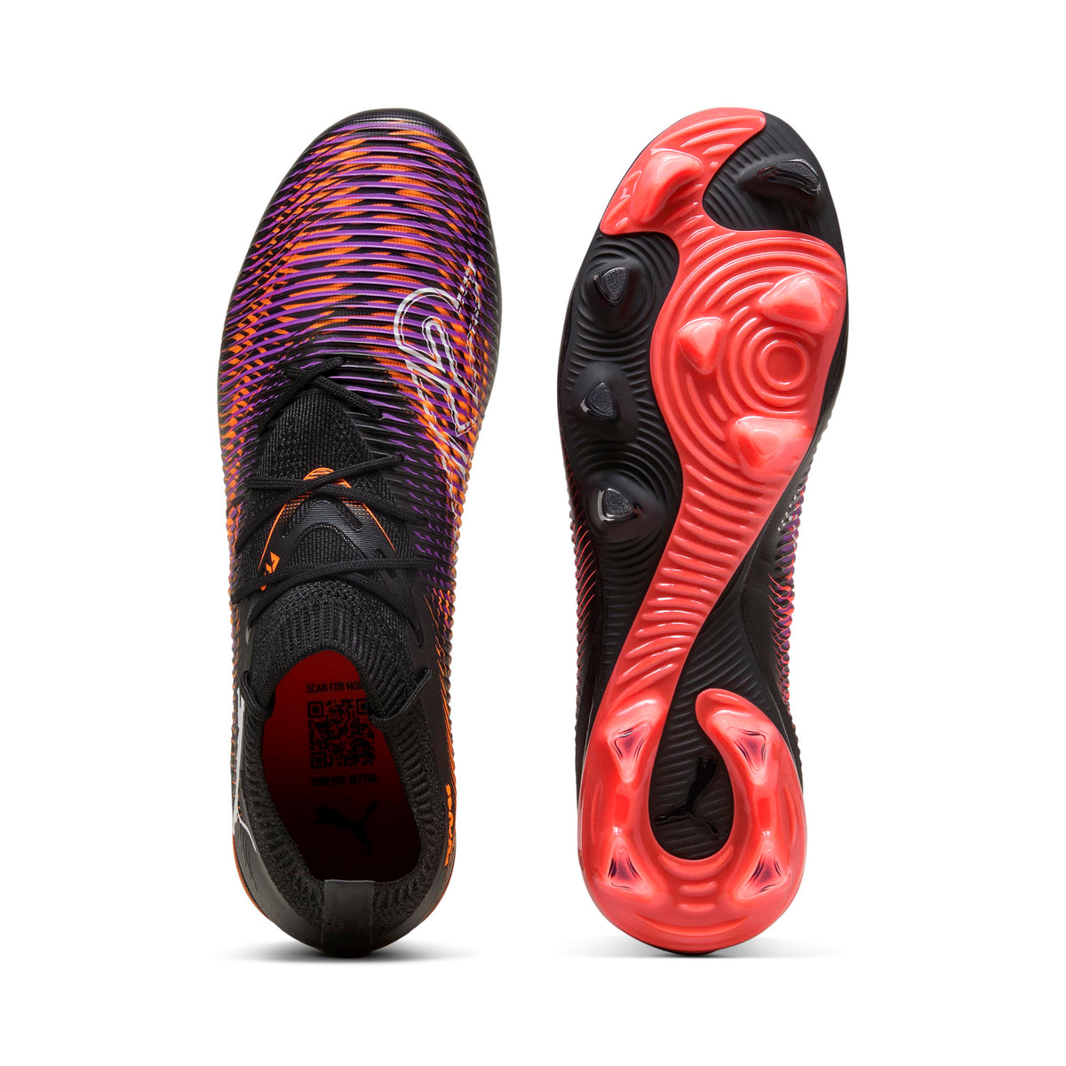 Puma Future 8 Match FG/AG Black Glowing Red