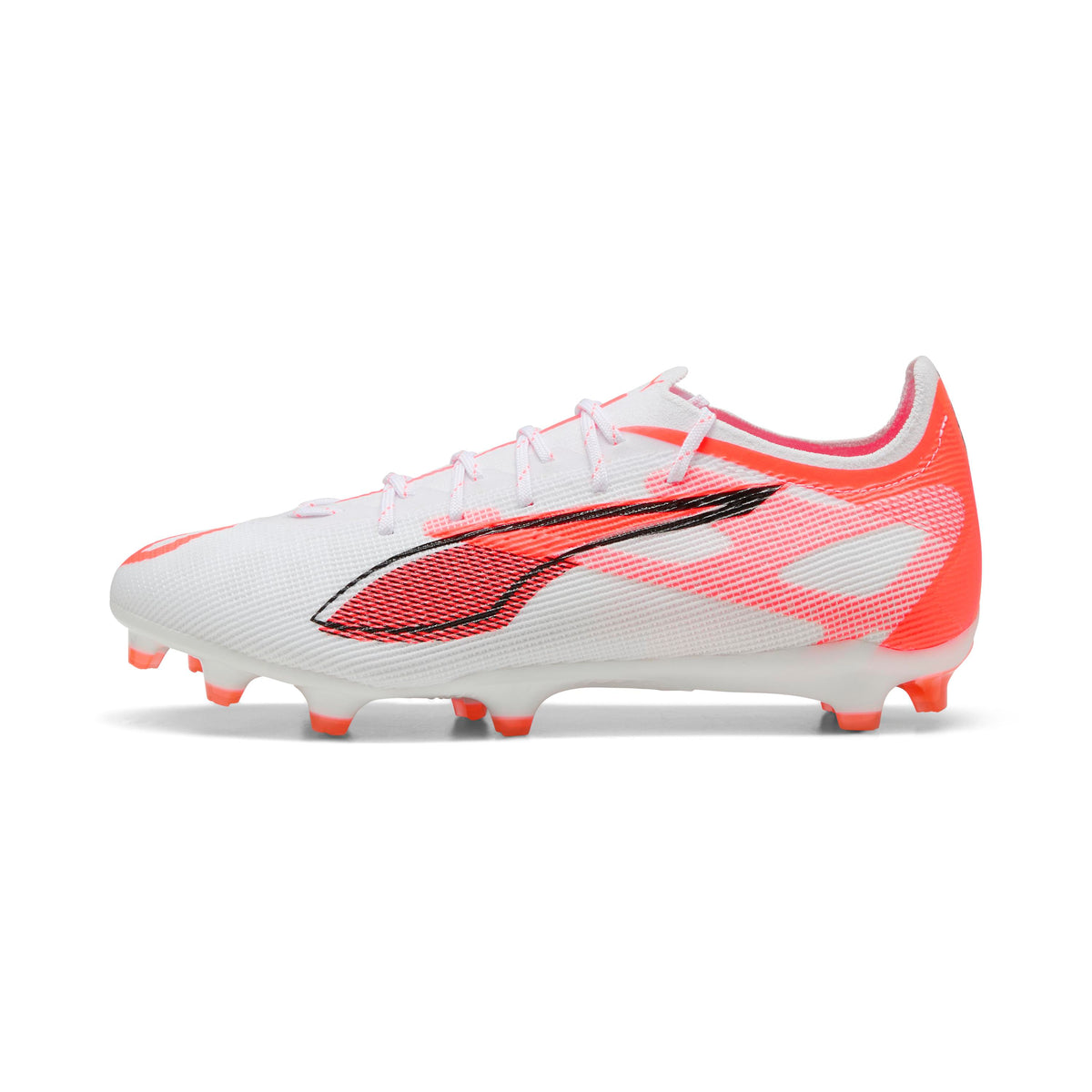 Puma Ultra 5 PRO FG/AG White Glowing Red