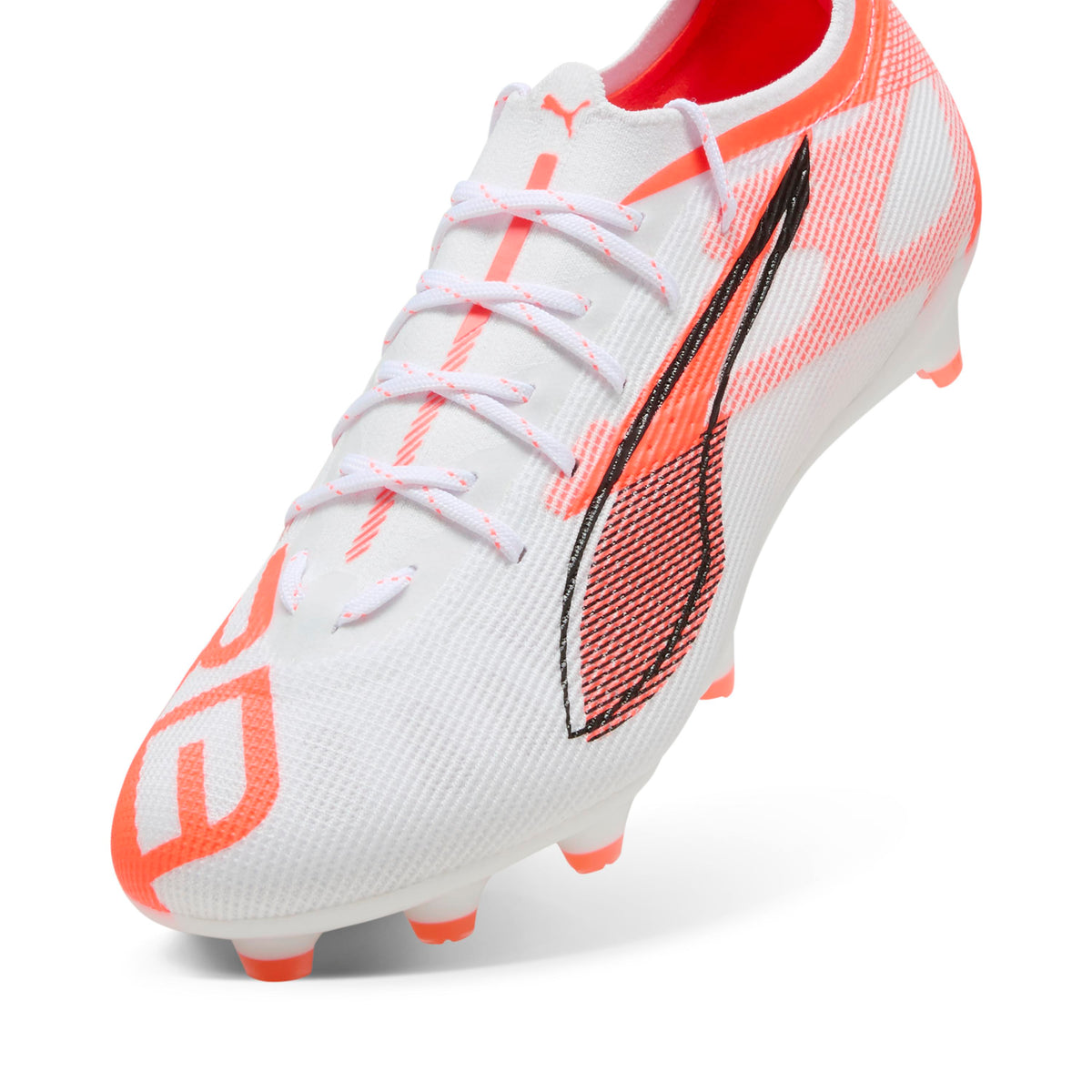 Puma Ultra 5 PRO FG/AG White Glowing Red