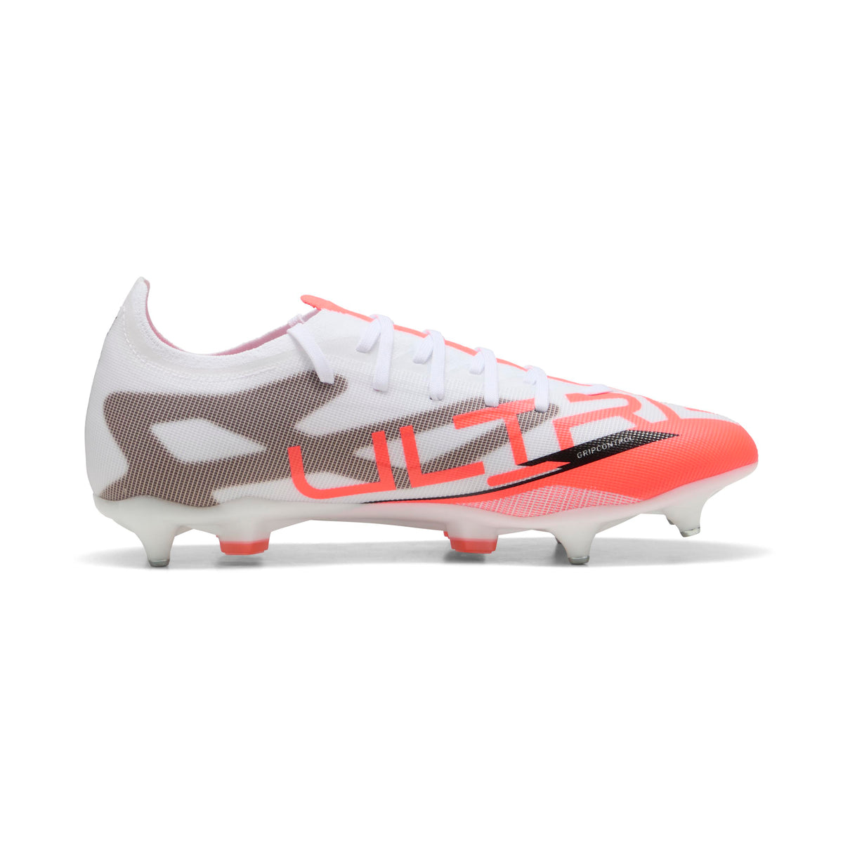 Puma ULTRA 5 MATCH MxSG White Glowing Red