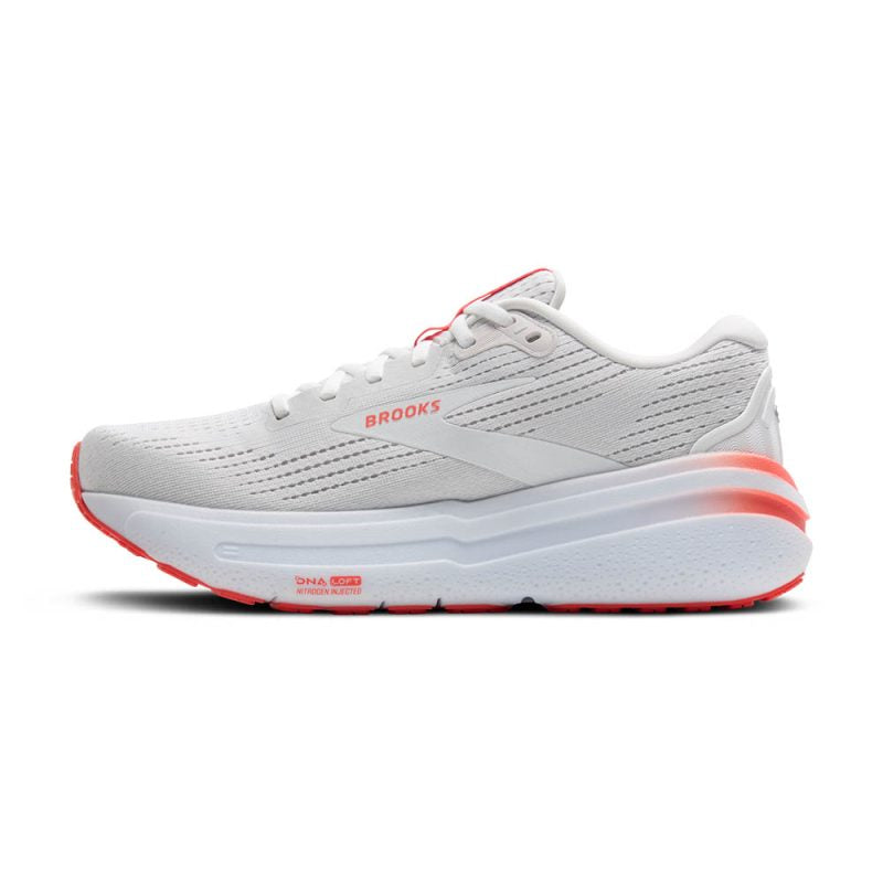 Brooks Ghost Max 2 White/Hot Coral