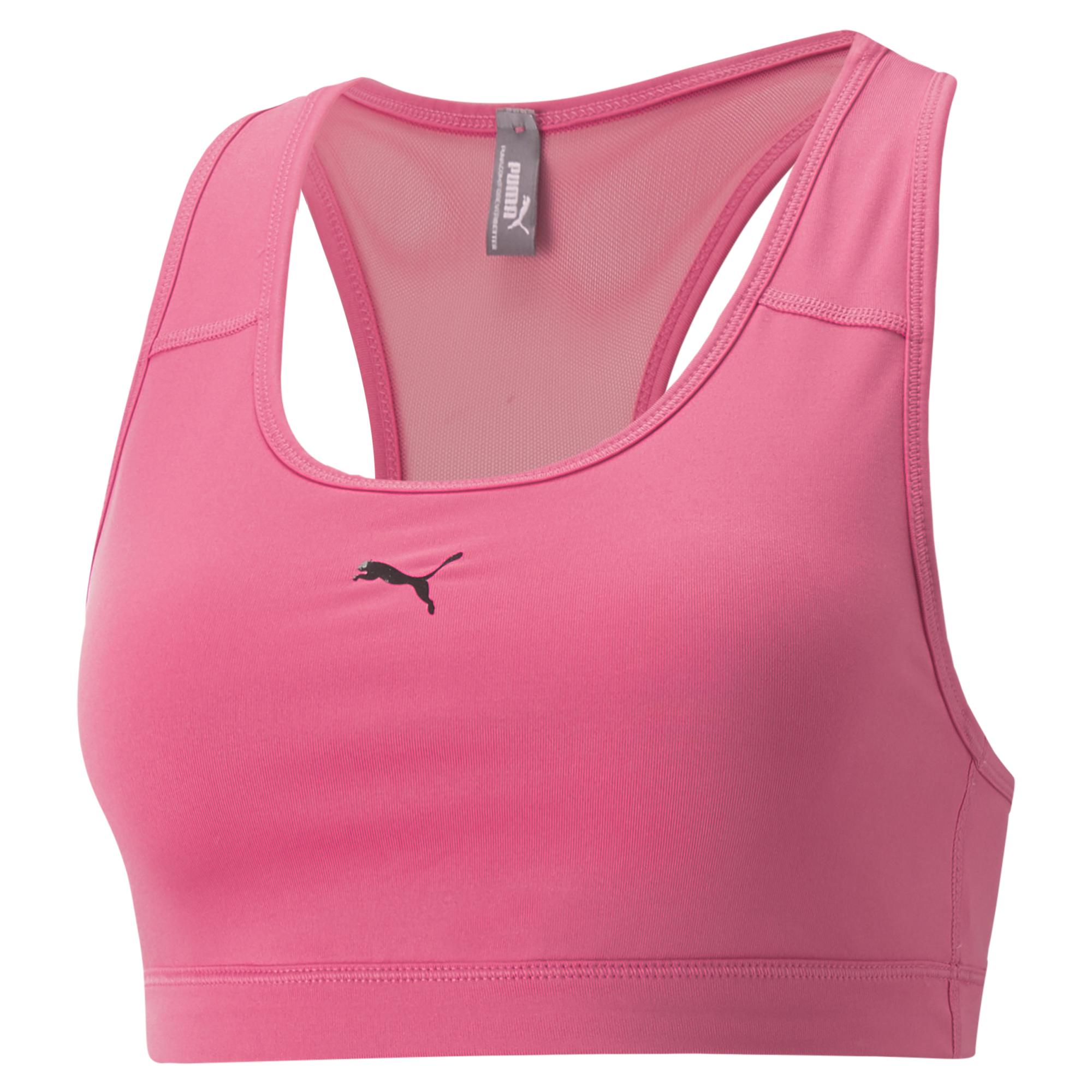 Puma Medium support sports bra - garnet rose/pink 