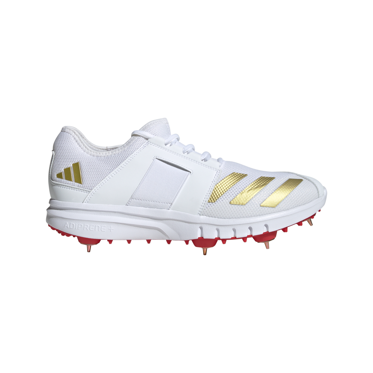 Adidas Howzat Spike 20 Cloud White / Gold Metallic / Pure Ruby