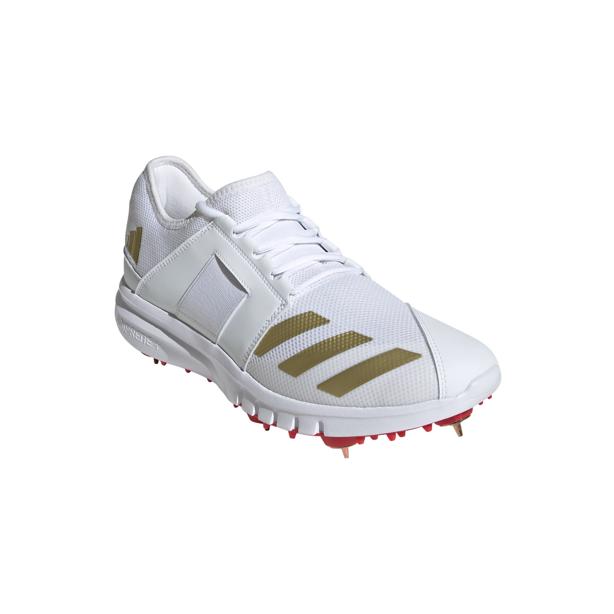 Adidas Howzat Spike 20 Cloud White / Gold Metallic / Pure Ruby