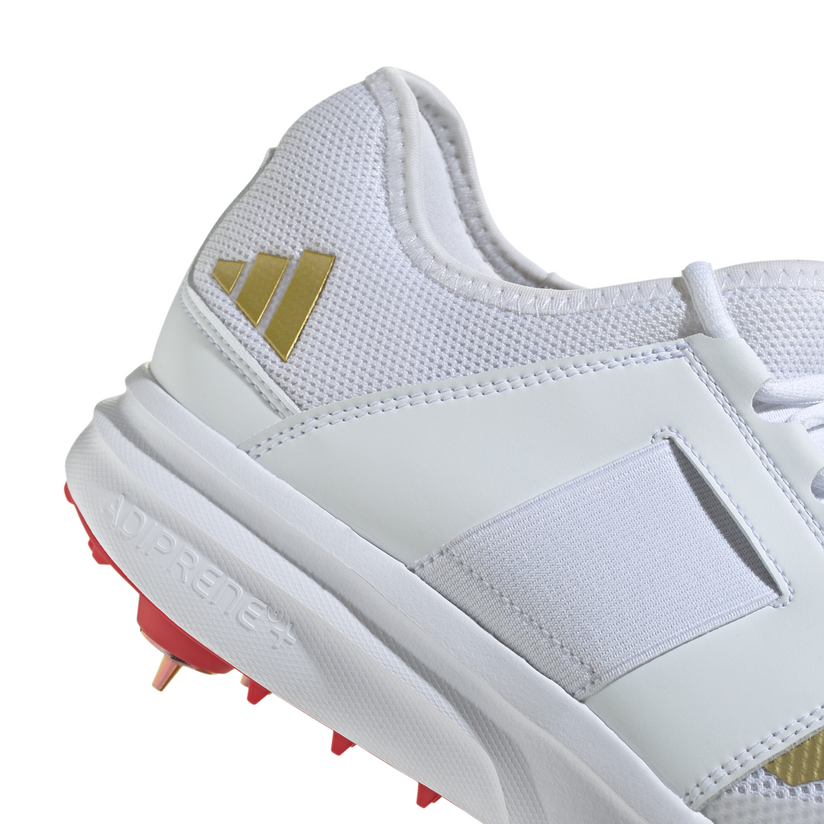 Adidas Howzat Spike 20 Cloud White / Gold Metallic / Pure Ruby