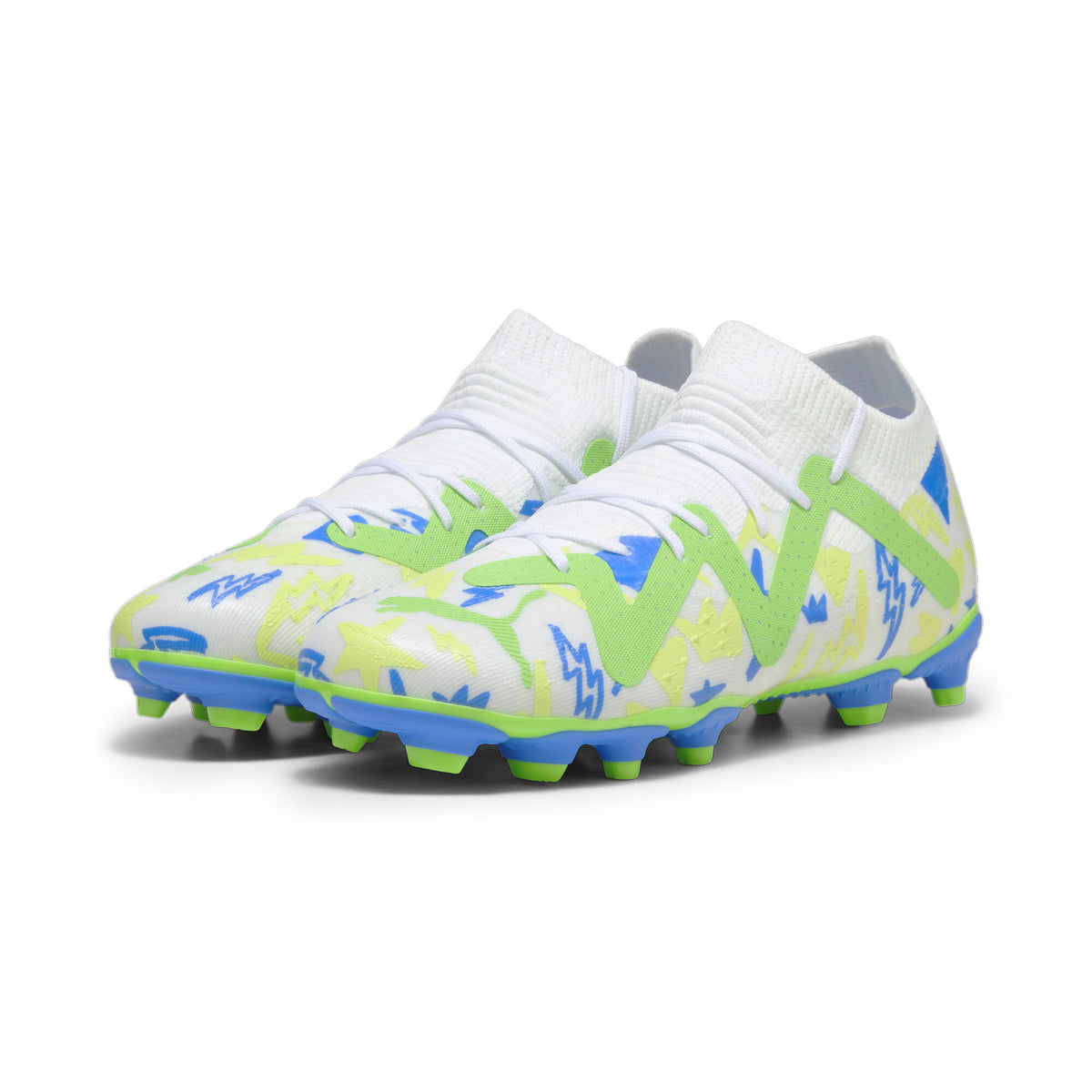 Puma Future Match NJR  FG/AG Jr White