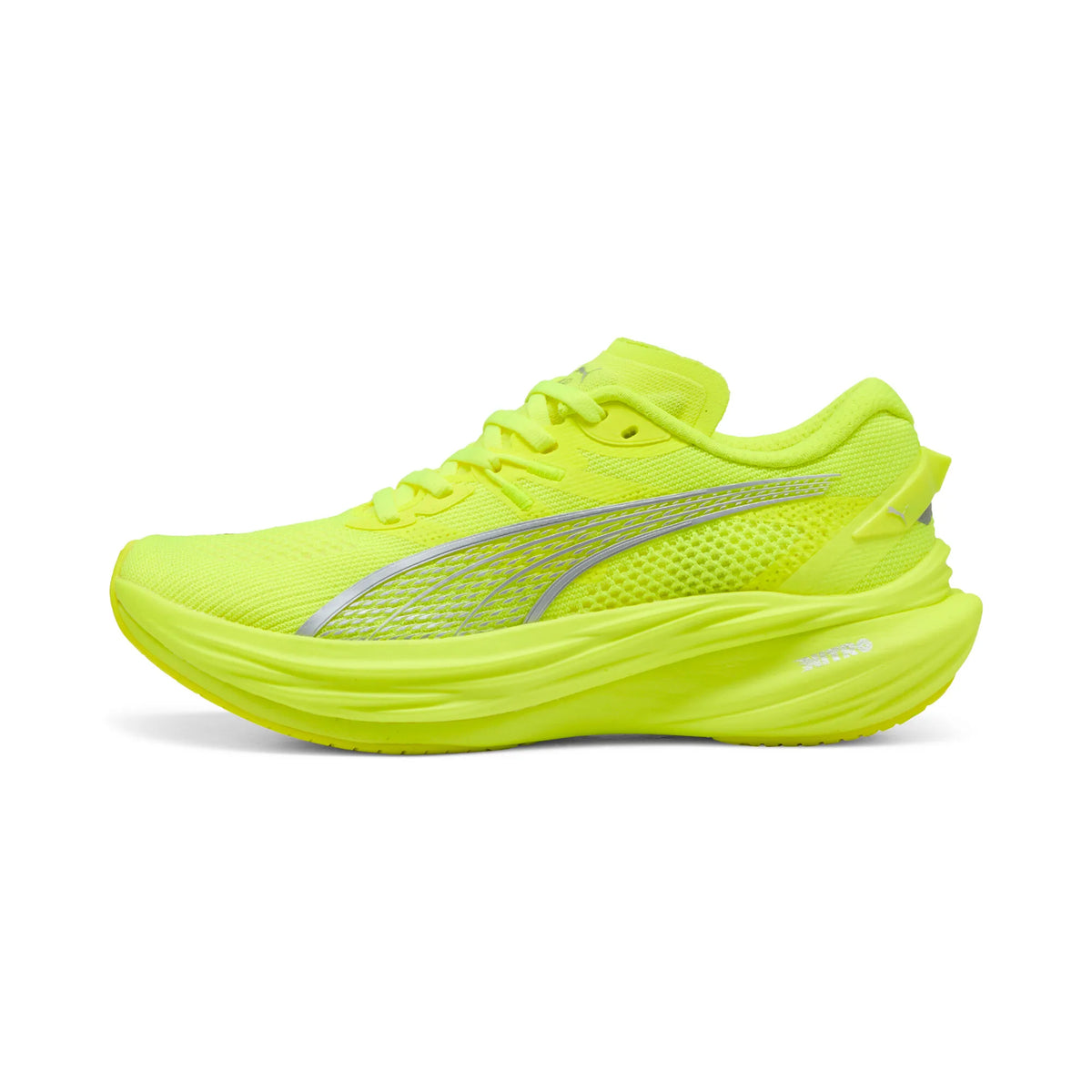 Puma Deviate NITRO 3 Yellow Alert- Silver Women