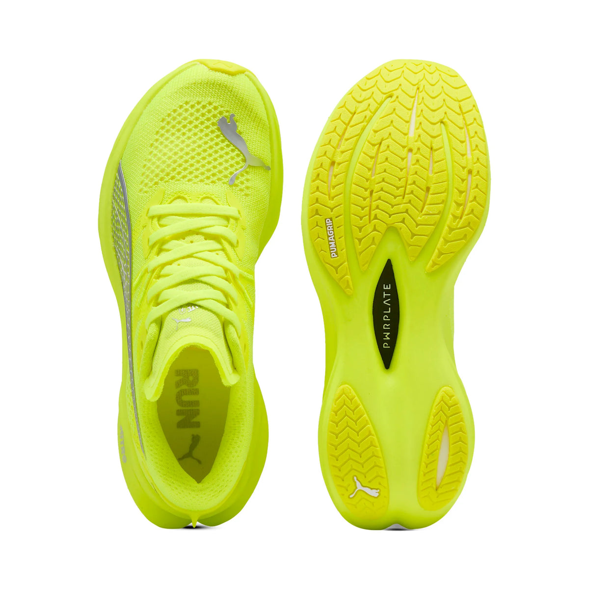 Puma Deviate NITRO 3 Yellow Alert- Silver Women