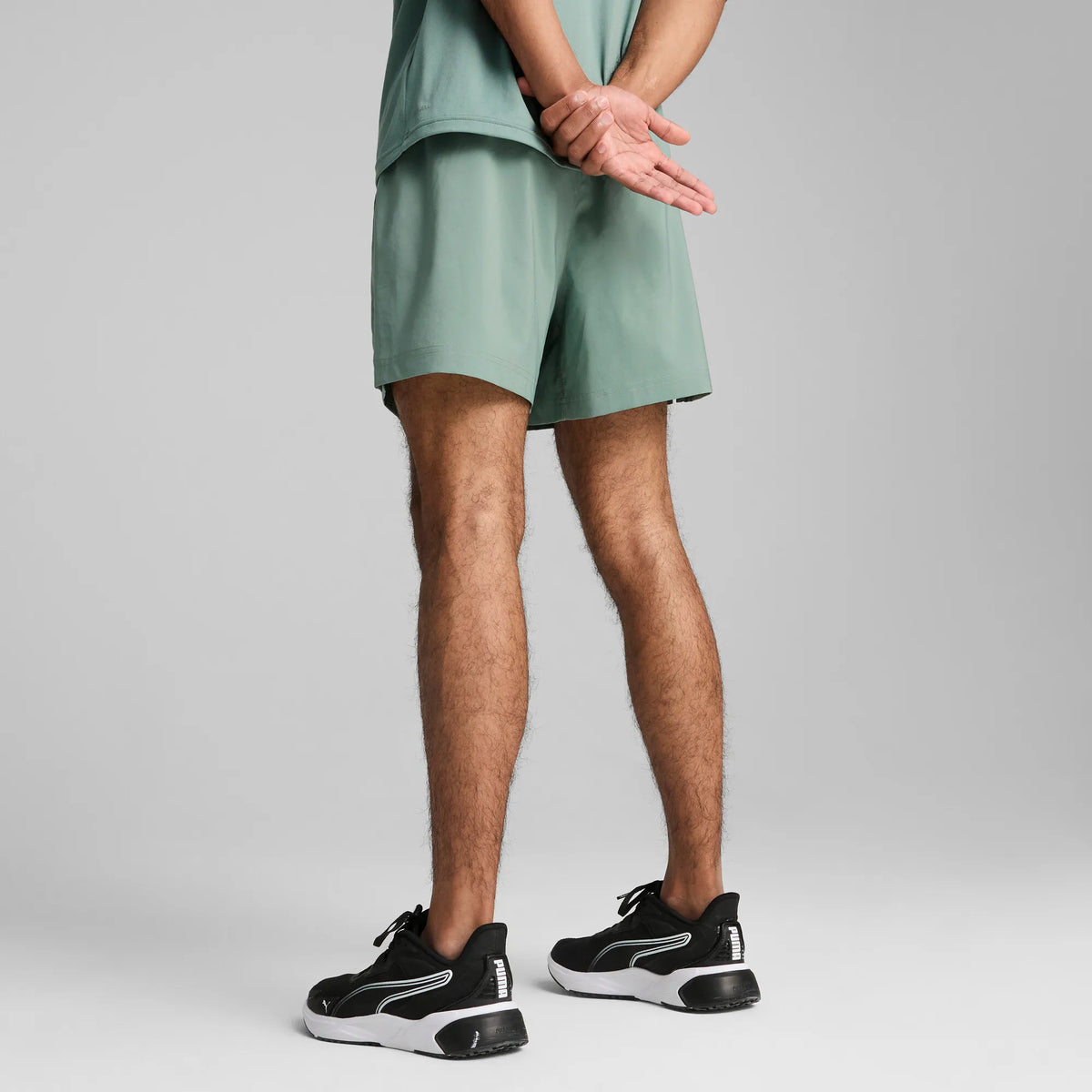 Puma M TAD ESSENTIALS 5&quot; Woven Short Green Moon