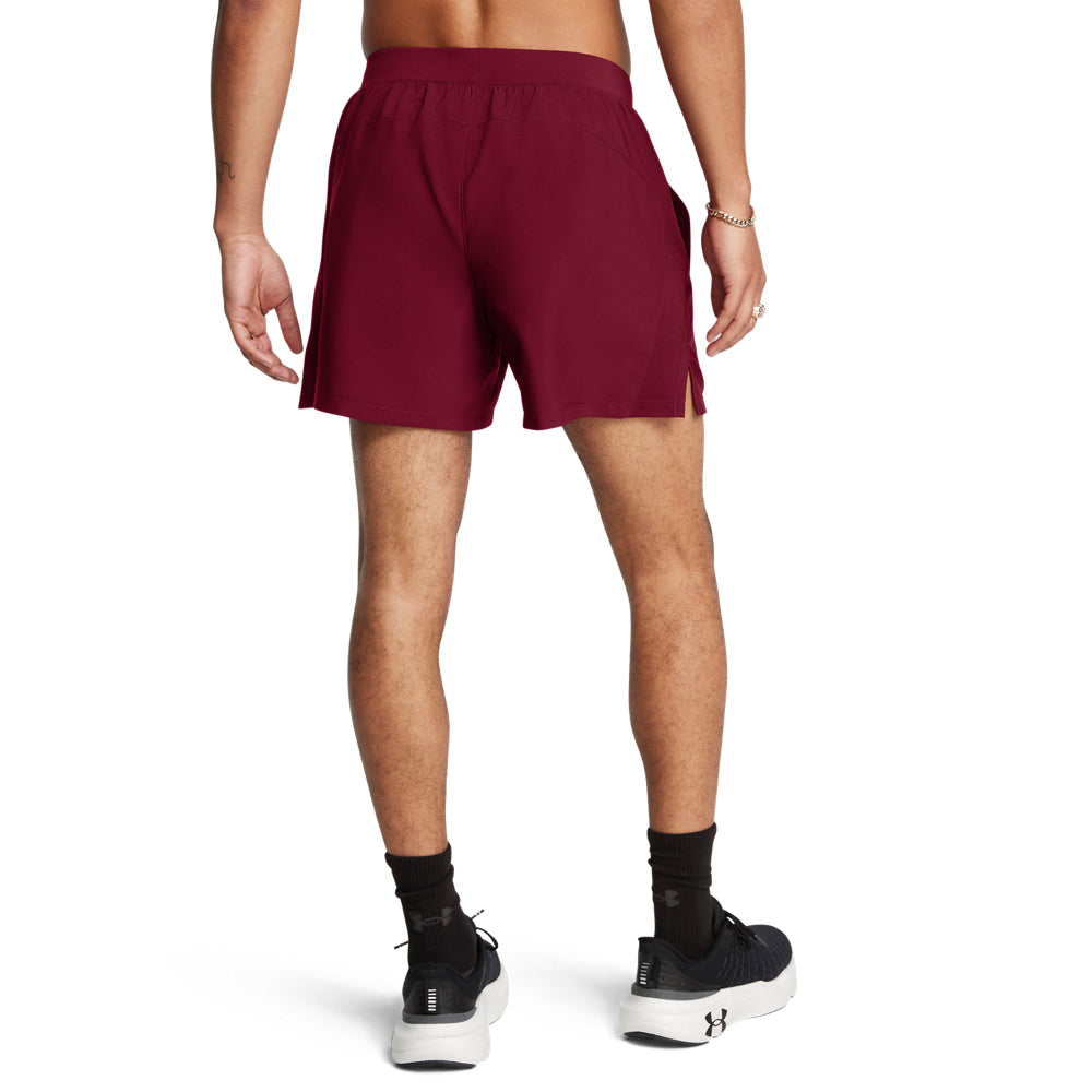 Under Armour Launch 5inch Shorts  Maroon/Burgundy