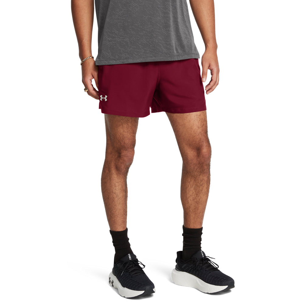 Under Armour Launch 5inch Shorts  Maroon/Burgundy