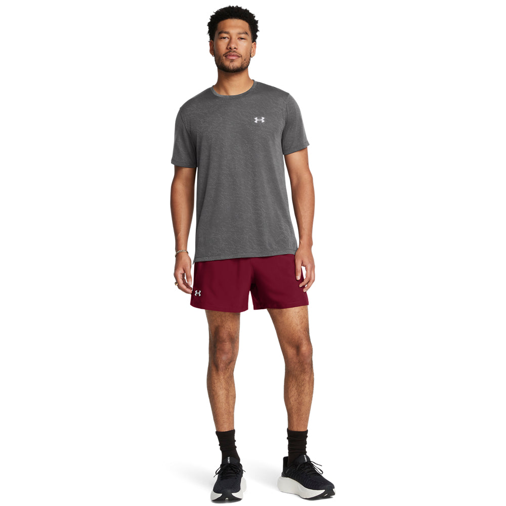 Under Armour Launch 5inch Shorts  Maroon/Burgundy